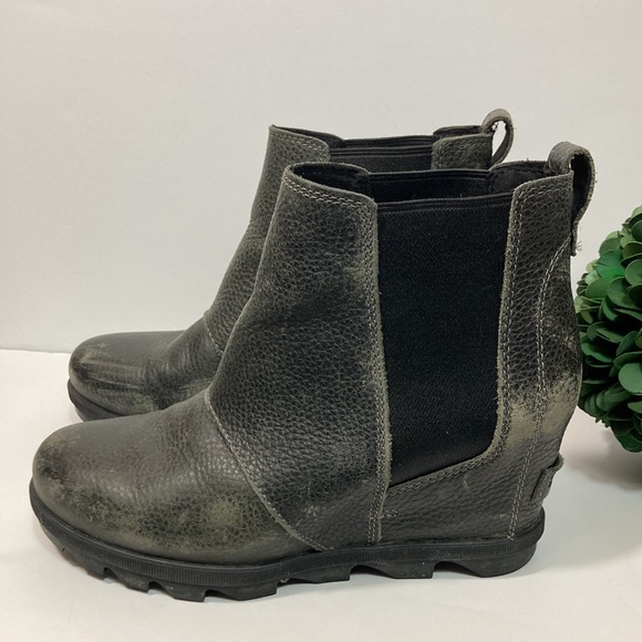🍄 Sorel Joan of Arc wedge Chelsea Ankle Boot - Picture 7 of 16